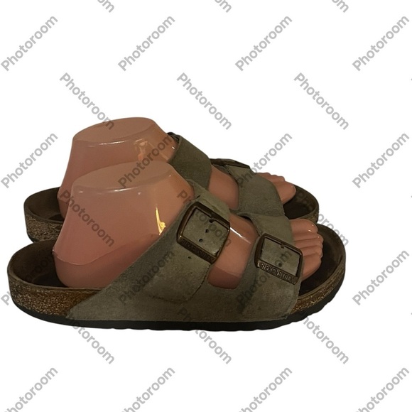 Birkenstock Arizona Khaki Green Sanda Sz 9 - 9 1/2(40) - Picture 1 of 11